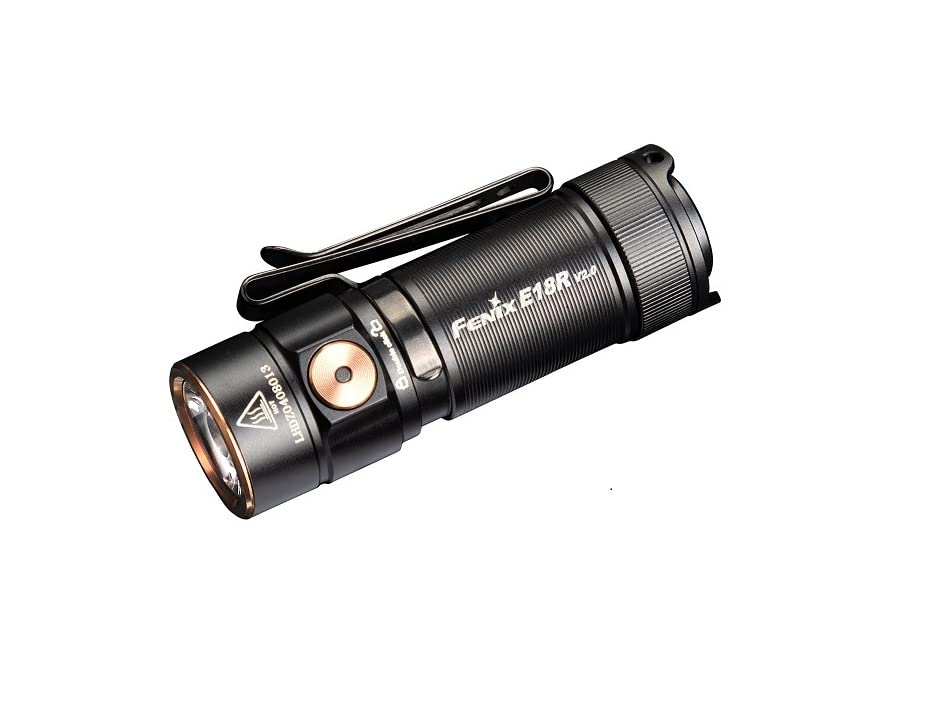 Fenix E18R V2.0 Ultra-Compact Rechargeable Waterproof Flashlight